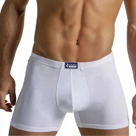 Boxer Uomo Art. 573 Cotone Bielastico Bianco 6PZ Navigare