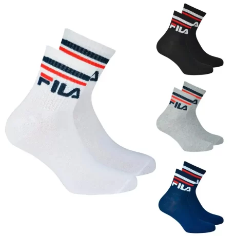 Calze corte Fila F9398 unisex sportive cotone 6 pezzi