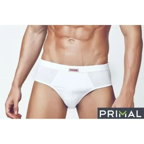 Slip Uomo Art. 2200 Cotone, Bianco 6 PZ Primal