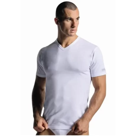 T-Shirt Uomo Art. 512 Cotone Pettinato Bianco 3PZ Navigare